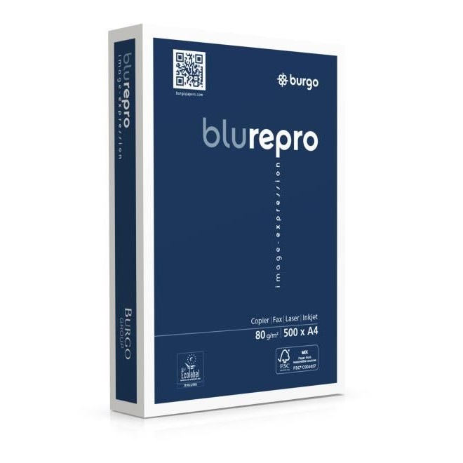 Repro blu Burgo A4 80g 500 gf - Confezione da 5